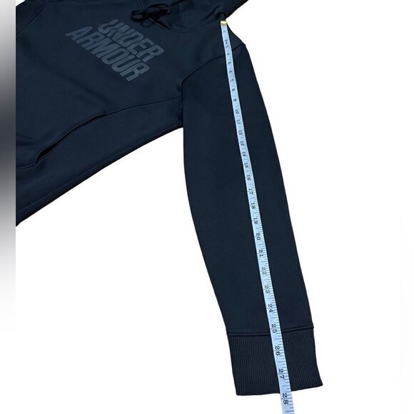 Under Armour hooded sweatshirt grey size medium slim fit - Picture 9 of 9